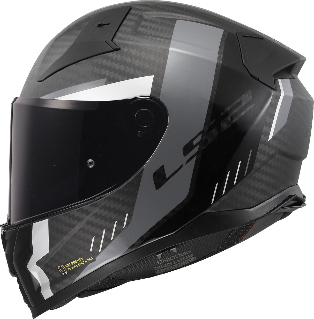 Ls2 integraalhelm ff811 vector ii carbon grid . helmet ff811 vector ii carb.grid xl bl. grey
