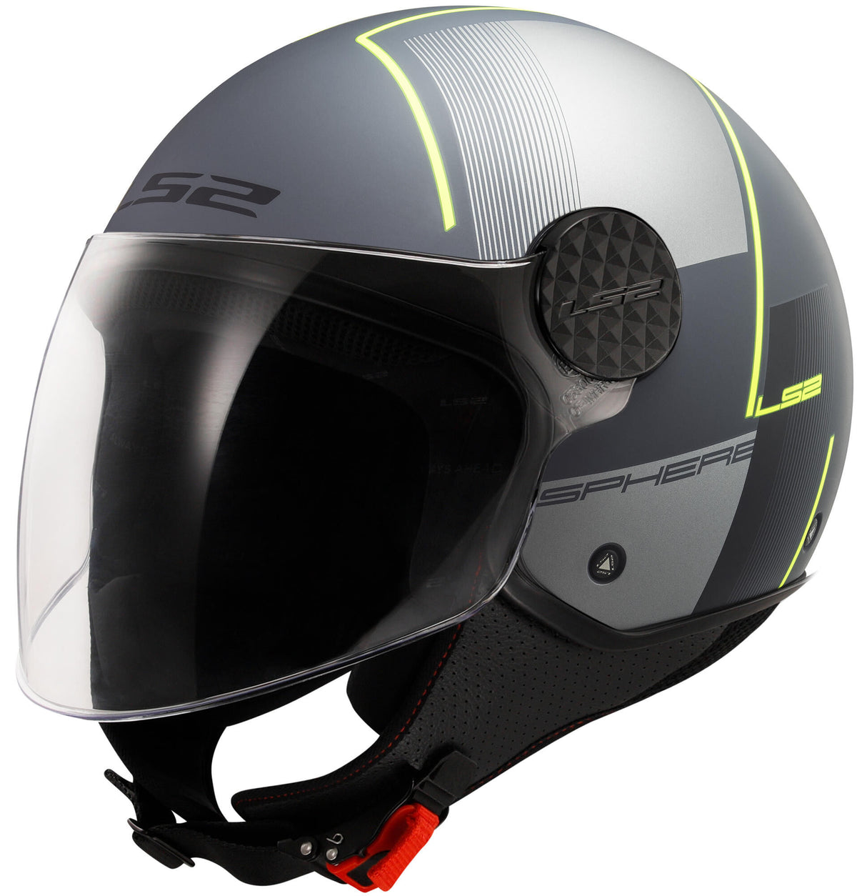 Ls2 jethelm of558 sphere lux ii stevig helmet of558 sph. lux ii firm l tit. yel.
