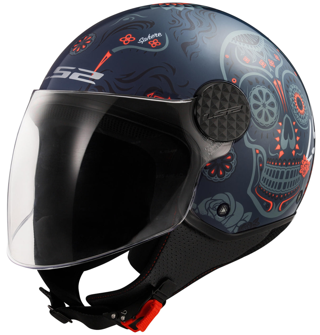 Ls2 jethelm of558 sphere lux ii maxca helmet of558 sph. lux ii maxca m blue orange