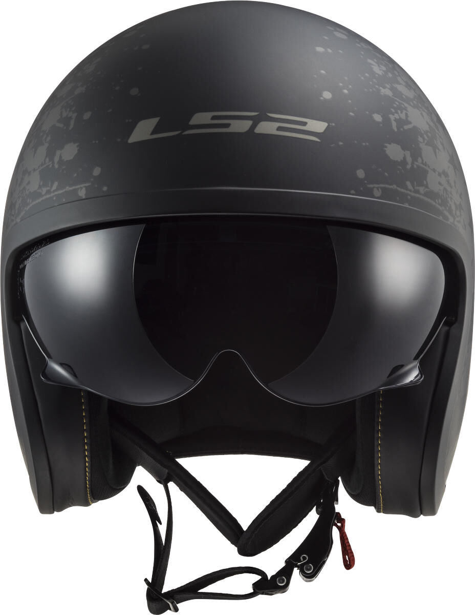 Ls2 jet helm of599 ii spitfire flag helm of599 spitf.ii flag xxl bl. titanium