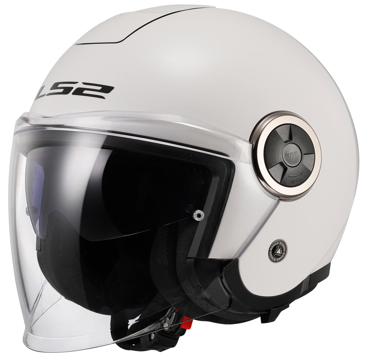 Ls2 of620 classy solid jethelm helmet of620 classy solid m white