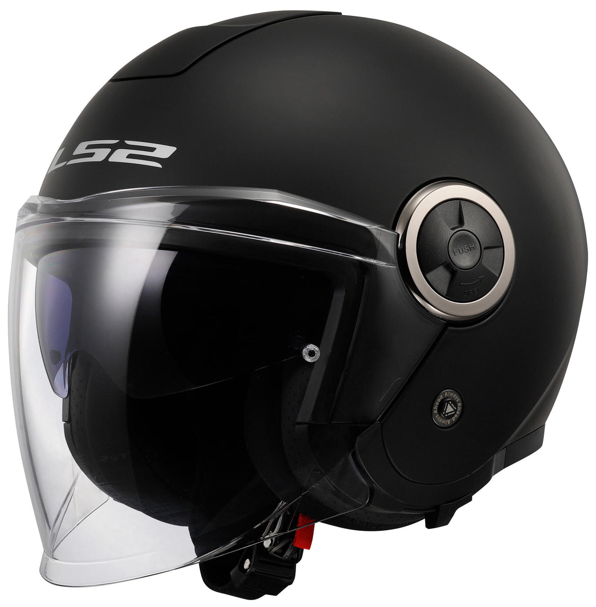 Ls2 of620 classy solid jethelm helmet of620 classy solid m matt black