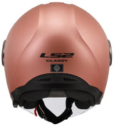 Ls2 of620 classy solid jethelm helmet of620 classy solid l matt pink