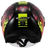Ls2 jethelm of620 classy palm helmet of620 classy palm m black