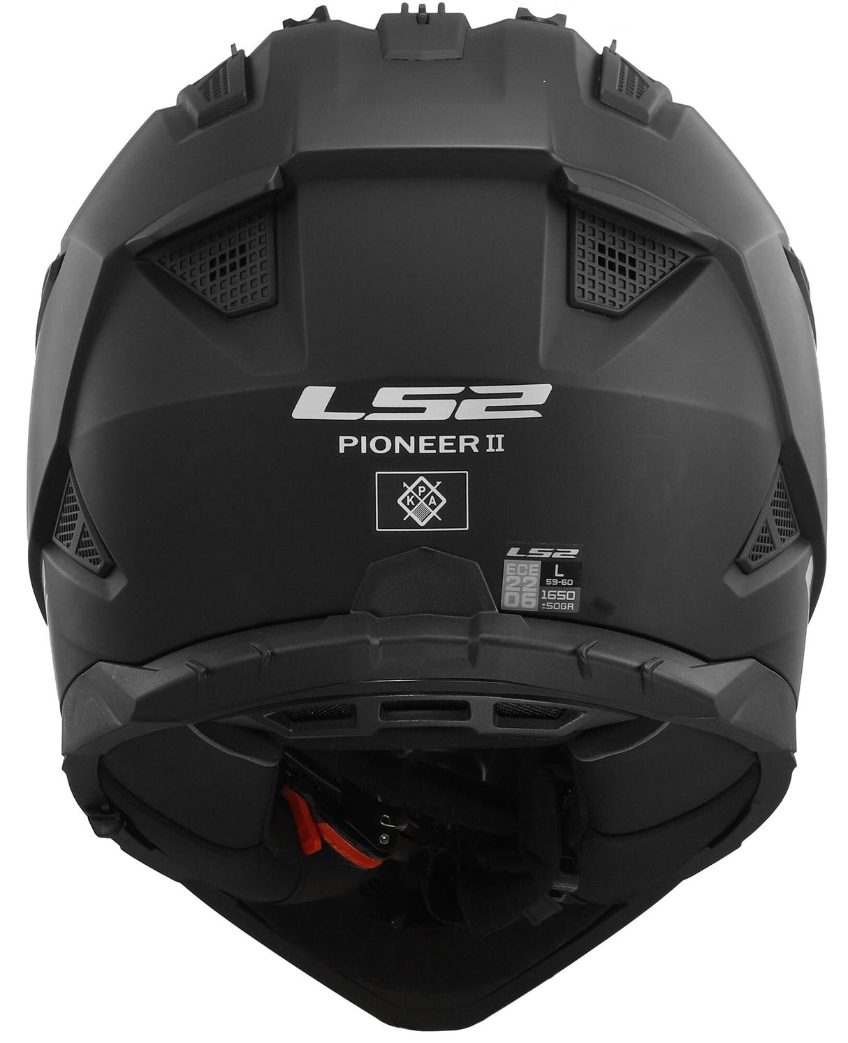 Ls2 endurohelm mx702 pioneer ii solid helm mx702 pion. ii solid l mat zwart