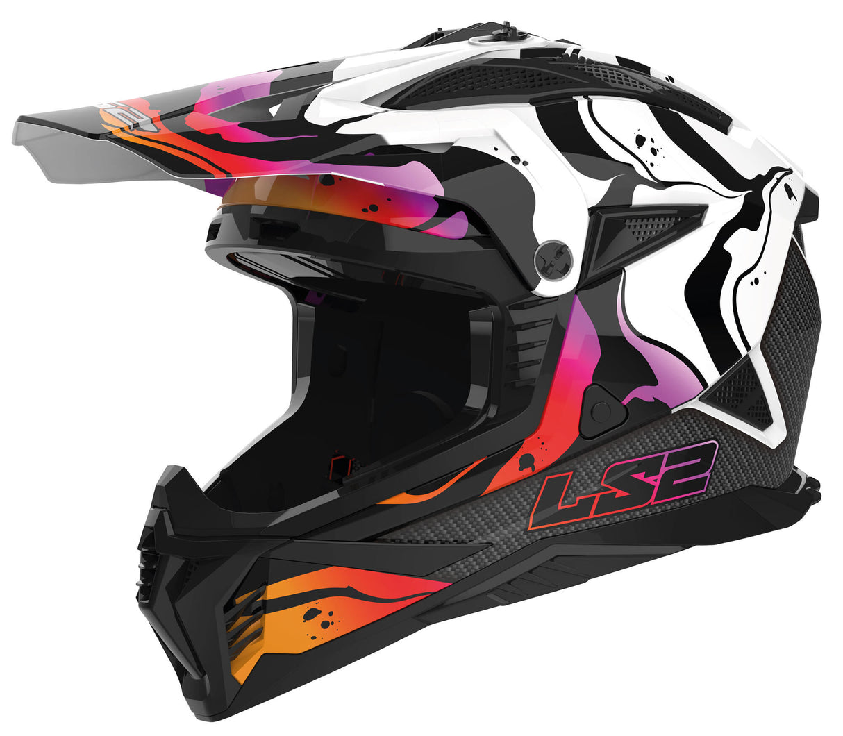 Ls2 crosshelm mx708 fast ii wash . helmet mx708 fast ii wash xxl bl. white color.