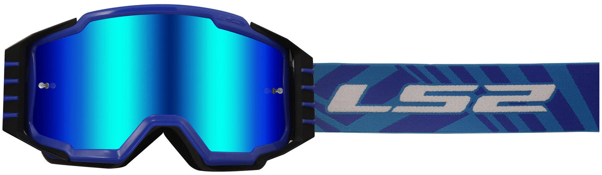 Ls2 charger pro crossbril bril charger pro blauw
