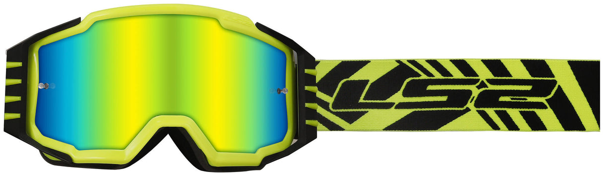Ls2 oplader pro crossbril bril oplader pro neon geel