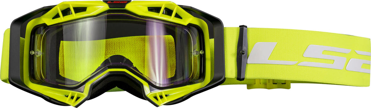 Ls2 aura enduro crossbril glasses aura enduro black yellow