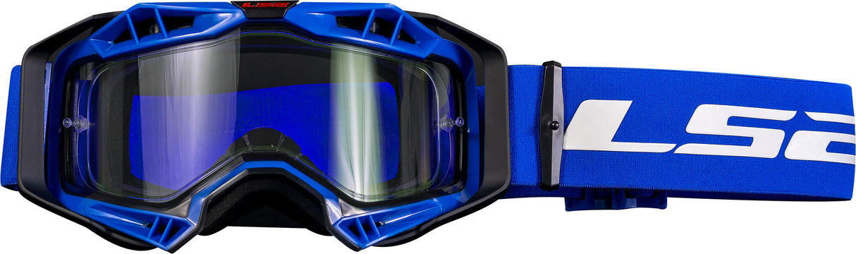 Ls2 aura enduro crossbril bril aura enduro zwart blauw