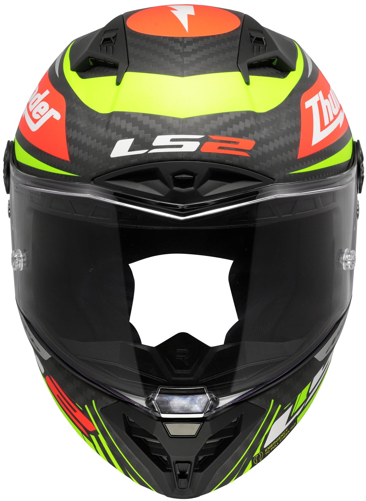 Ls2 integraalhelm ff805 thunder carbon gp aero replica zwart . helmet ff805 thunder gp aero rep.black s
