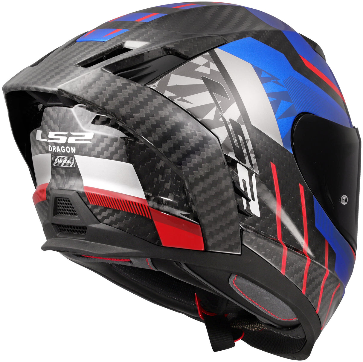 Ls2 integraalhelm ff807 dragon trax helmet ff807 dragon trax l blue red