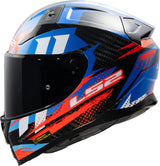 Ls2 integraalhelm ff811 vector ii carbon tantic . helm ff811 vector ii tantic xl blauw rood