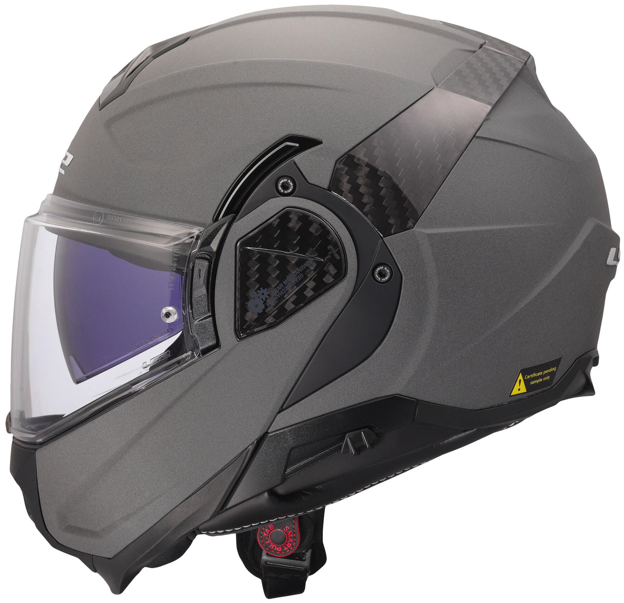 Ls2 opklaphelm ff910 advant ii solid concrete . helmet ff910 advant ii sol. m concrete
