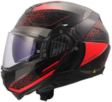 Ls2 opklaphelm ff910 advant ii astral helmet ff910 advant ii astral xl black red