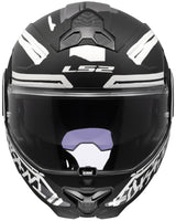 Ls2 opklaphelm ff910 advant ii tape . helmet ff910 advant ii tape xl matt bl white