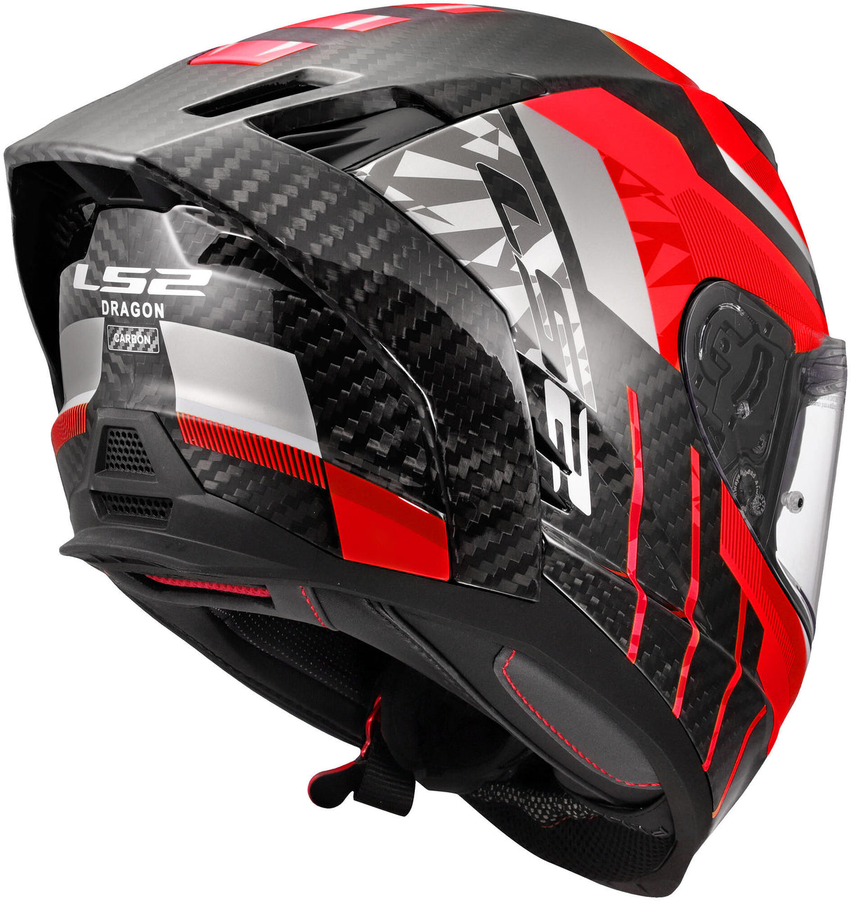 Ls2 integraalhelm ff807 dragon trax helmet ff807 dragon trax l red grey