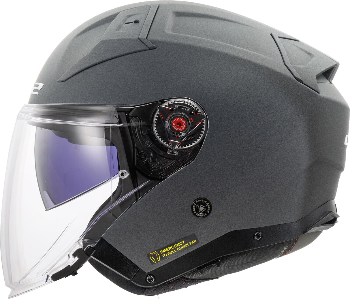 Ls2 of603 infinity ii concrete jethelm helmet infinity ii concrete matt gr. l