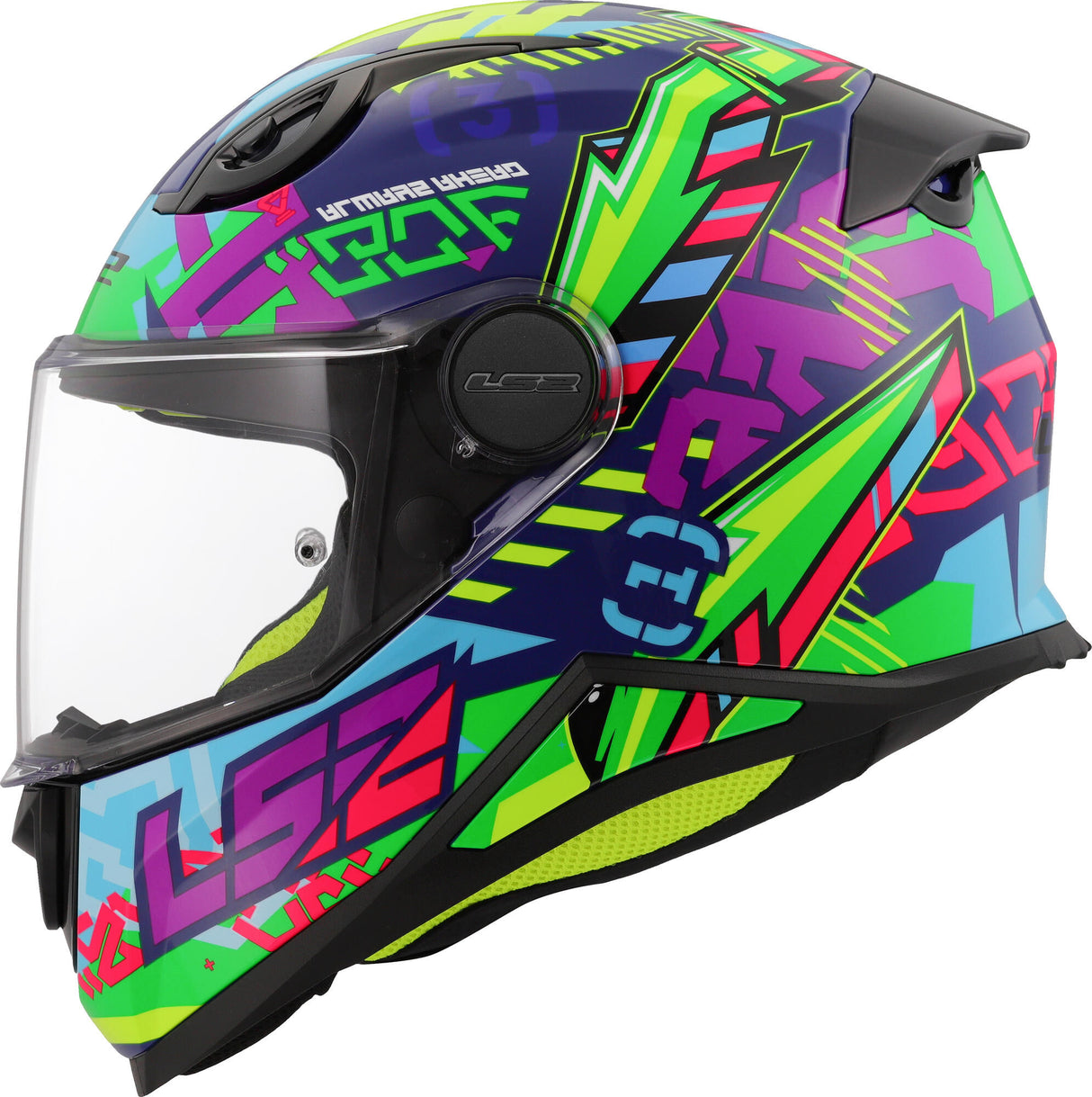 Ls2 kinder integraalhelm ff812 kid svent . helmet kid ff812 sven blue green gr. s