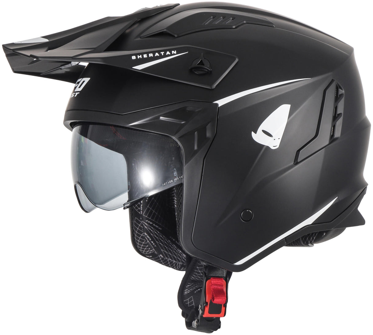 Ufo plast sheratan jethelm helmet sheratan m matt black