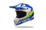 Ufo plast crosshelm intrepid helmet interpid m blue yellow