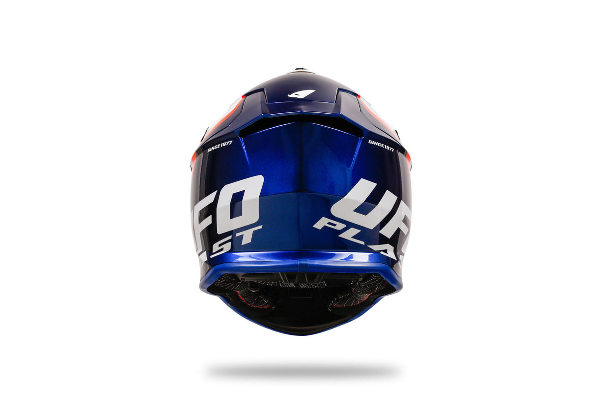 Ufo plast crosshelm intrepid helmet interpid l blue white