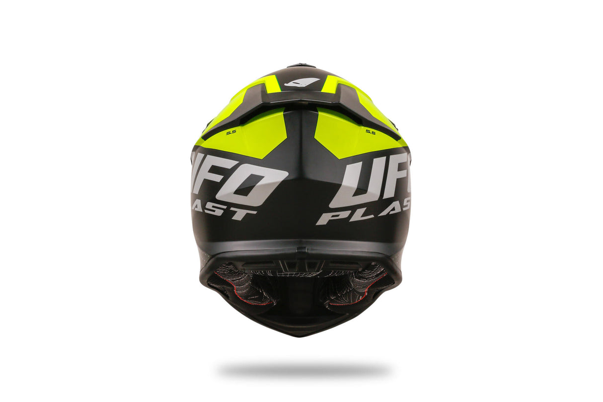 Ufo plast crosshelm "intrepid helmet ufo plast interpid m black/yellow