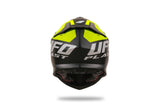 Ufo plast crosshelm intrepid helmet interpid s black yellow