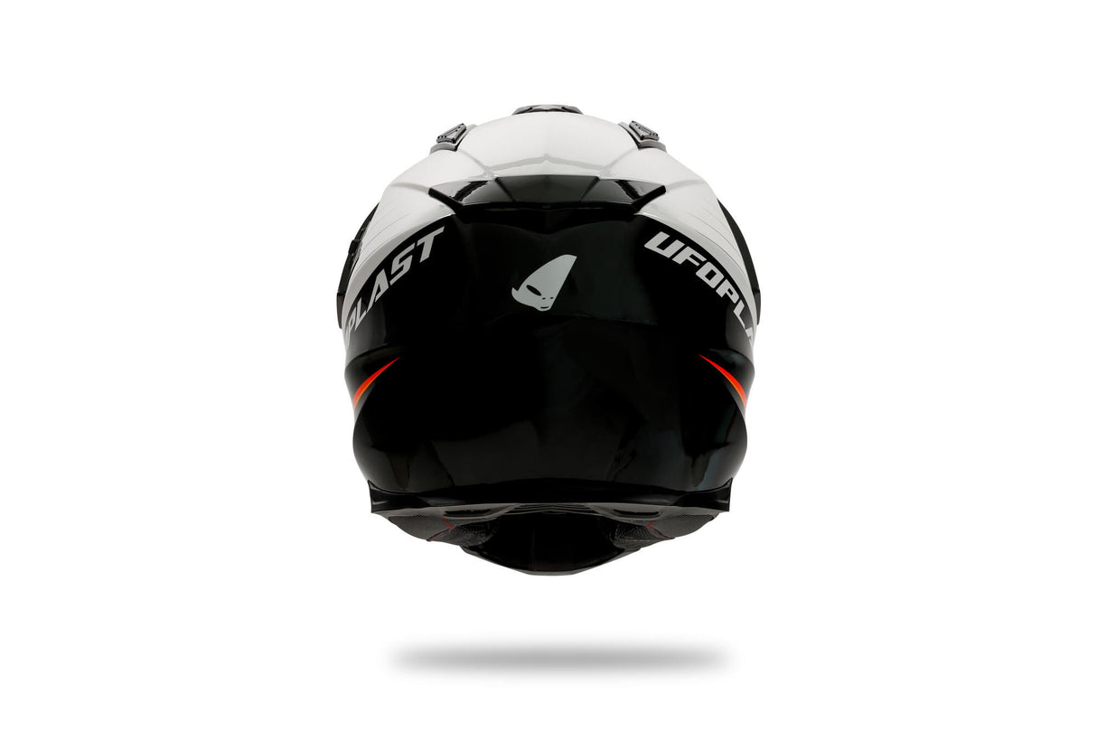 Ufo plast endurohelm ariëns helmet aries m white black