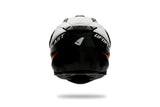 Ufo plast endurohelm ariëns helmet aries m white black