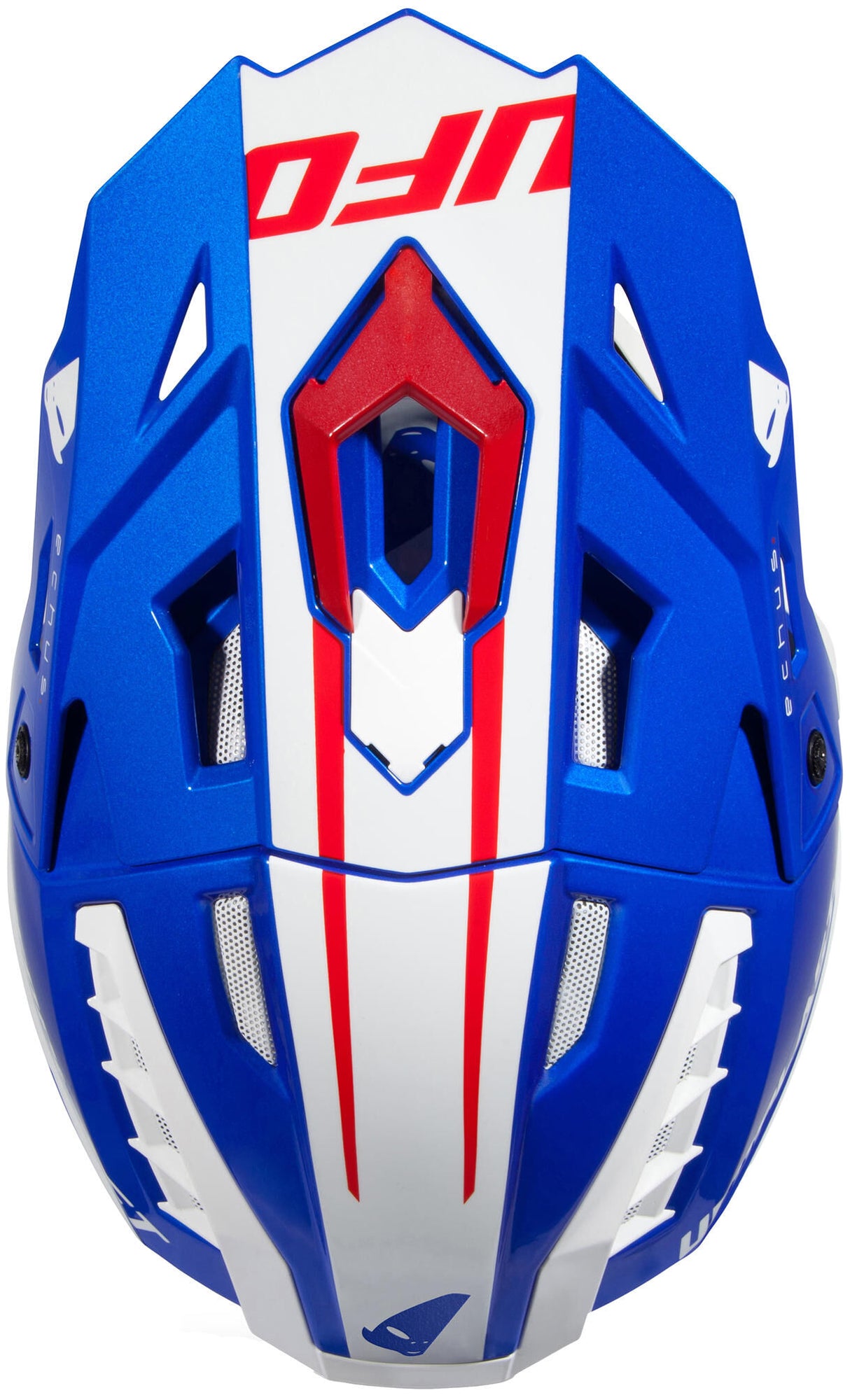 Ufo plast crosshelm echus helmet echus xs blue white red