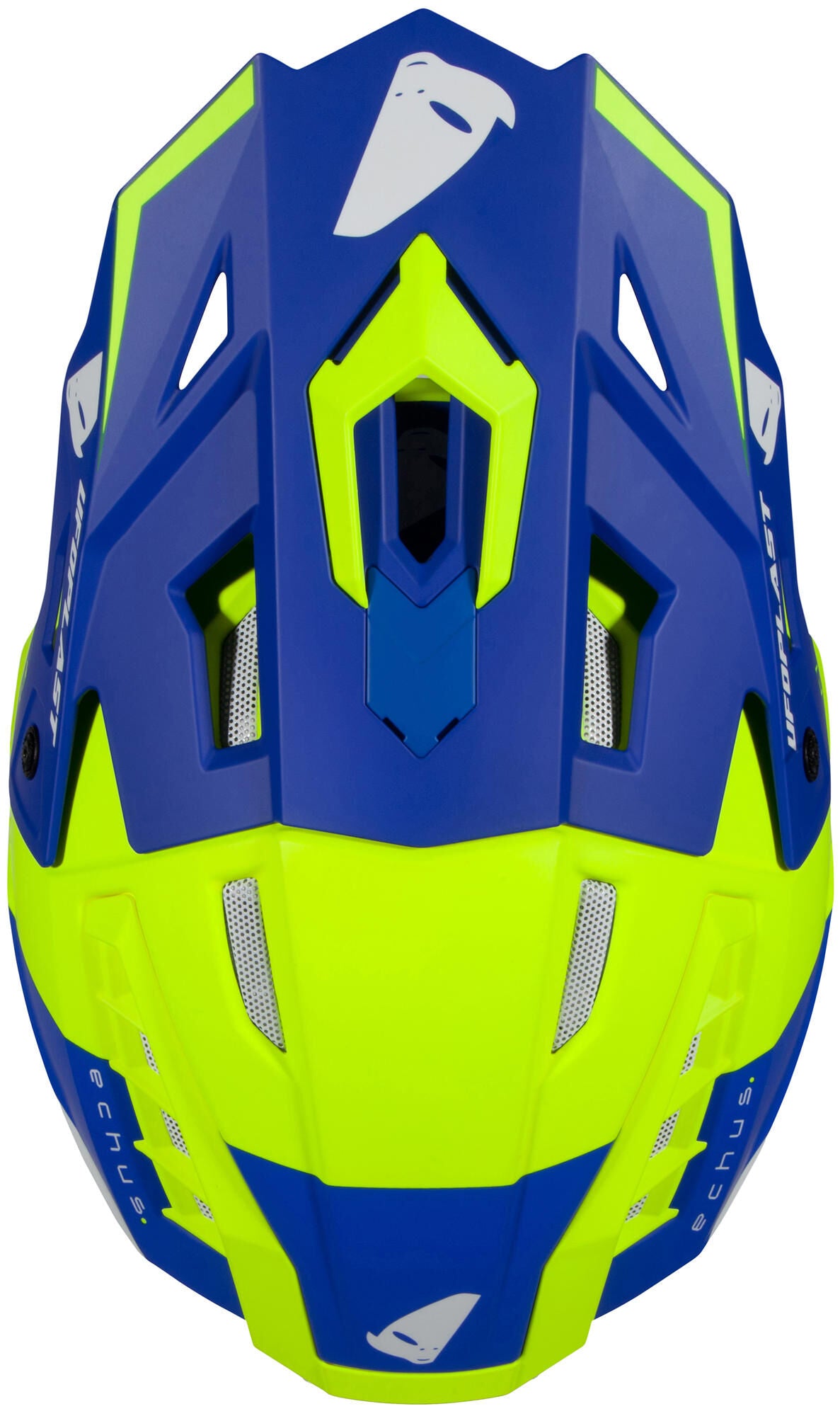 Ufo plast crosshelm echus helmet echus m blue yel. matt