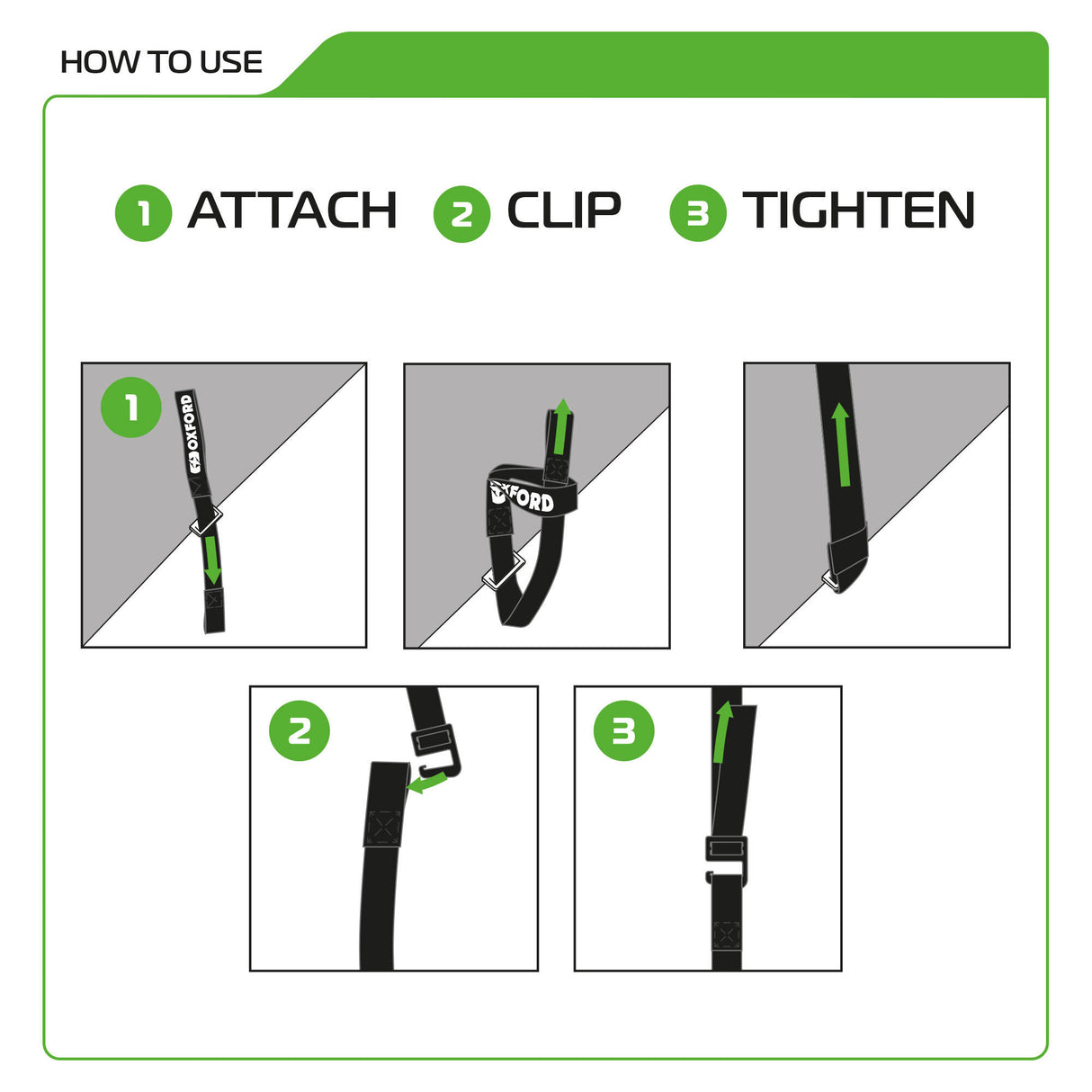 Oxford snelbinders atlas g-haak atlas g-hook 17mm x 2,0m black pair