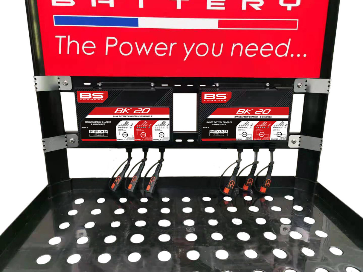 Bs-battery montageset bk20 assembly set f. bk20 shelf
