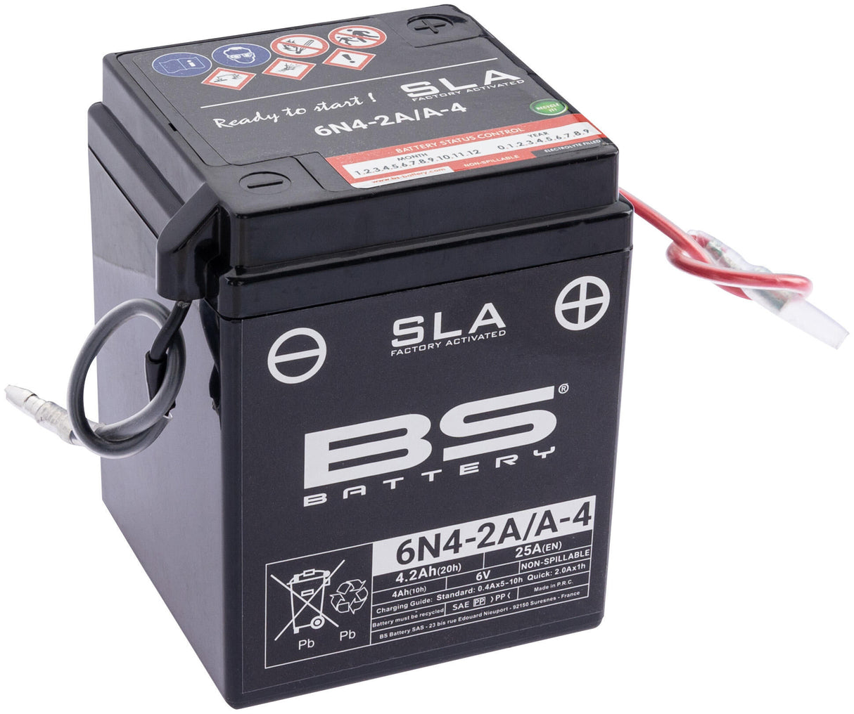 Bs-battery din: 00414, jap. aand.: 6n4-2 a-4