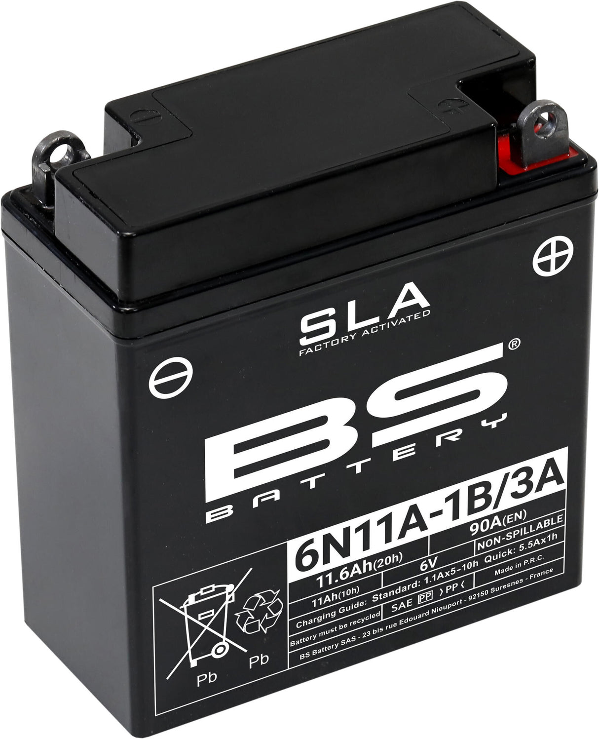 Bs-battery bs-batterij batterij 6n11a-1b 3a 6n11a-3a .