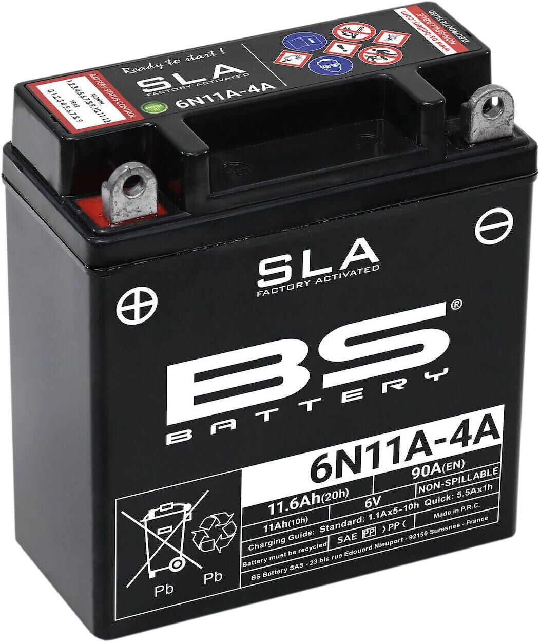 Bs-battery batterij 6n11a-4a .