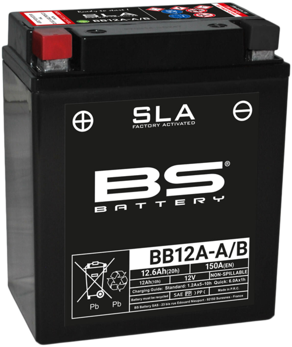 Bs-battery batterij bb12a-a b .