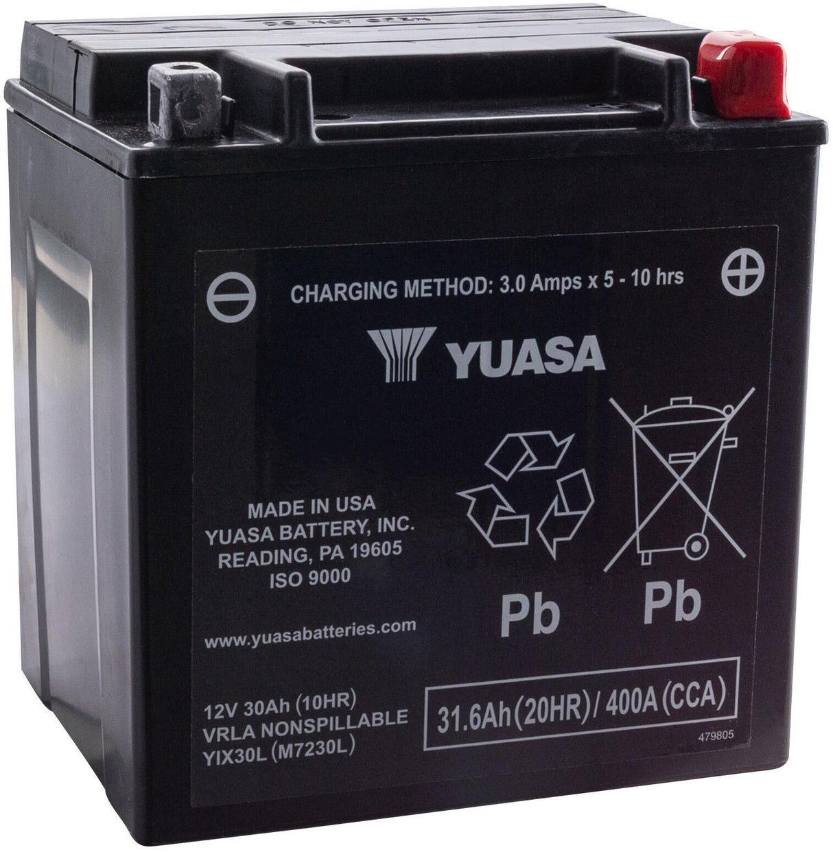 Yuasa batterij yix30l-bs .