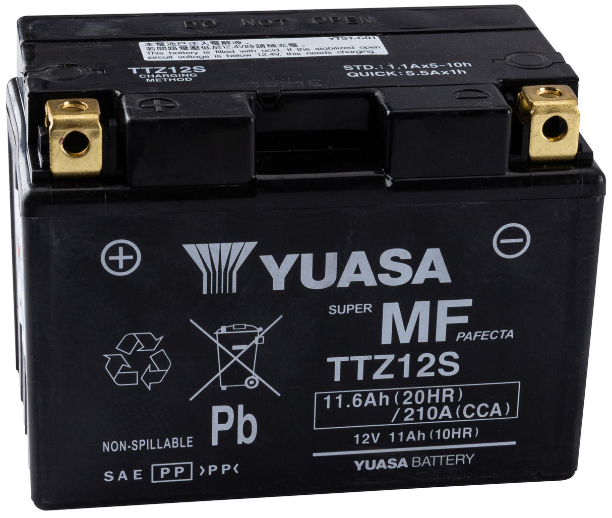 Yuasa batterij ttz12s-bs .