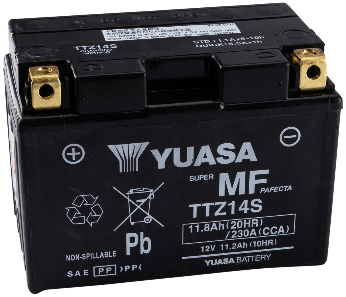 Yuasa batterij ttz14s-bs .
