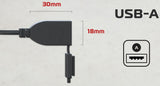 Oxford oplaadkabel kit usb-charging device oxfor type a 3.0 amp
