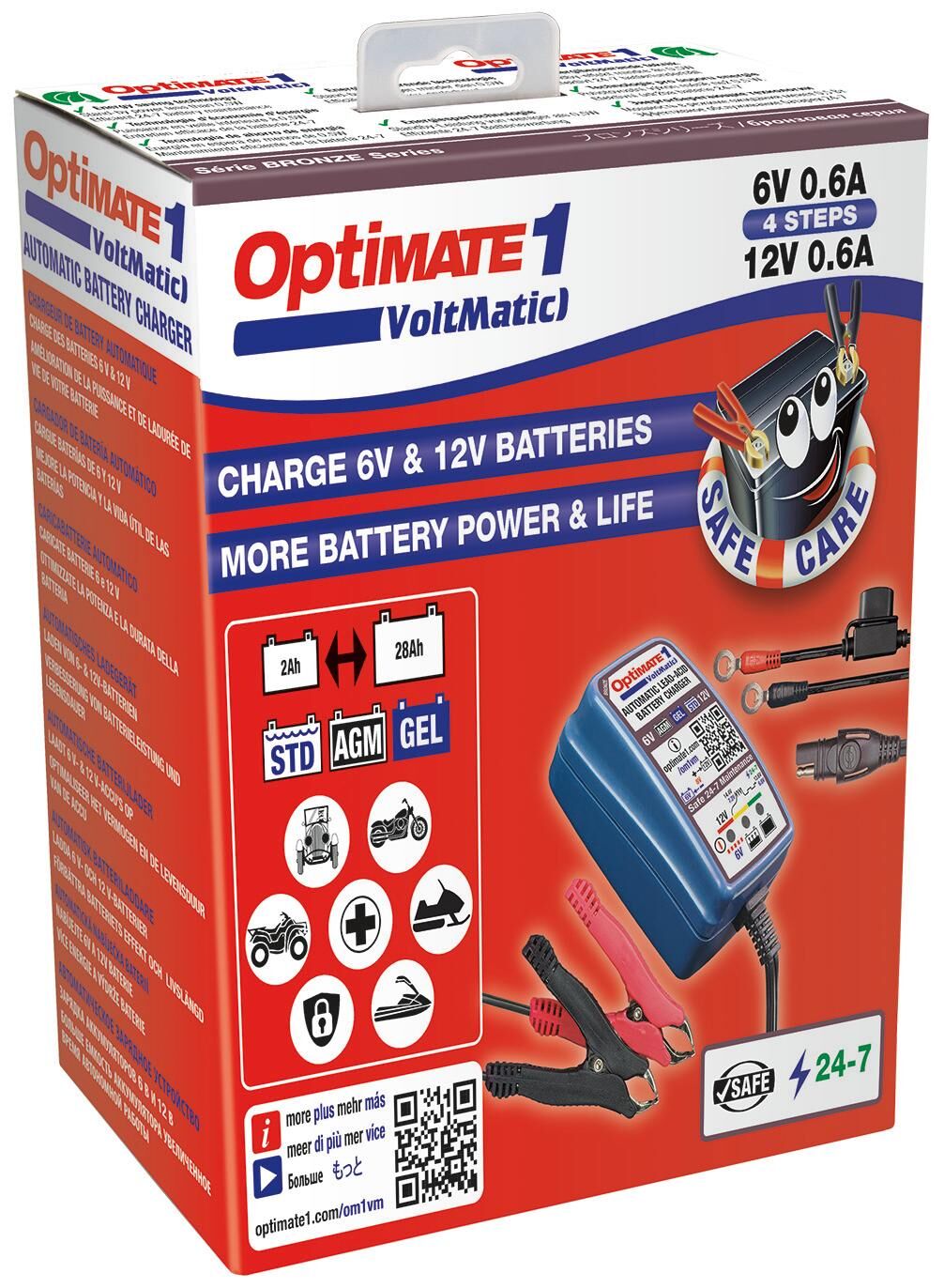 Tecmate acculader optimate1 voltmatic van
