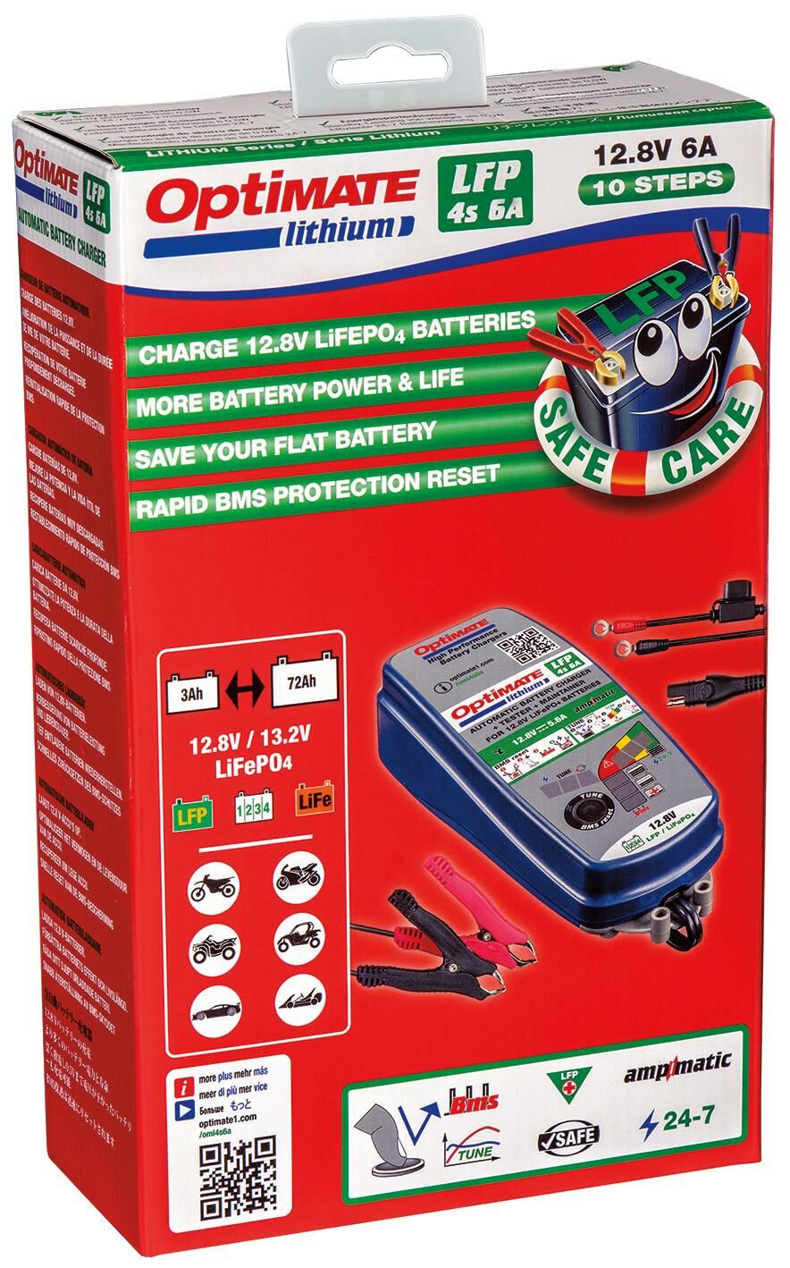 Tecmate acculader optimate lithium 4s 6a .
