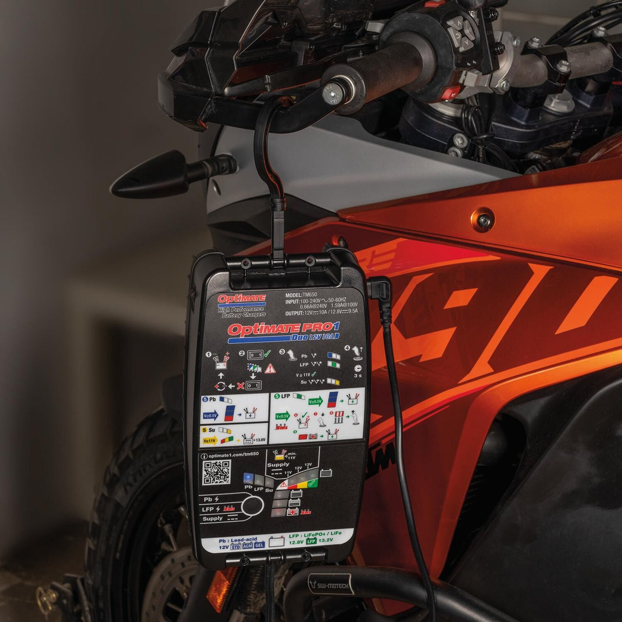 Tecmate acculader optimate pro-1 duo van optimate pro 1 charger duo