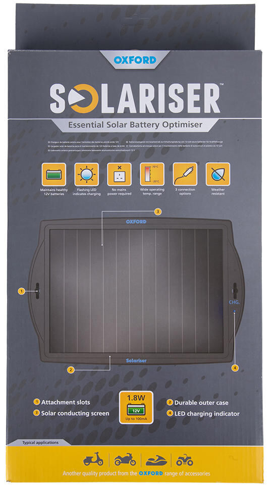 Oxford acculader solariser