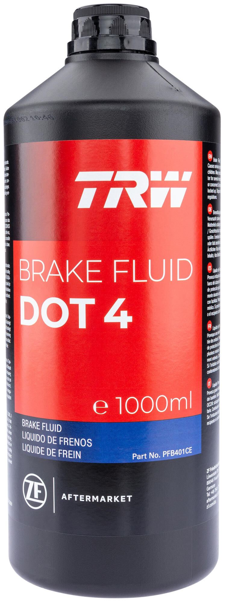 Trw remvloeistof dot 4 brake fluid. dot4 1 liter
