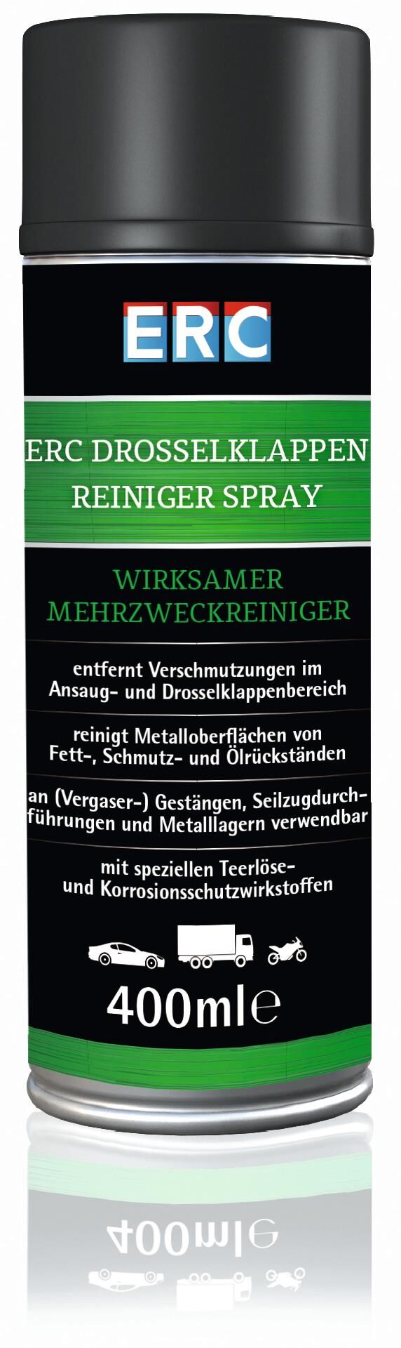Erc gasklep reiniger throttle valve cleaner 400 ml