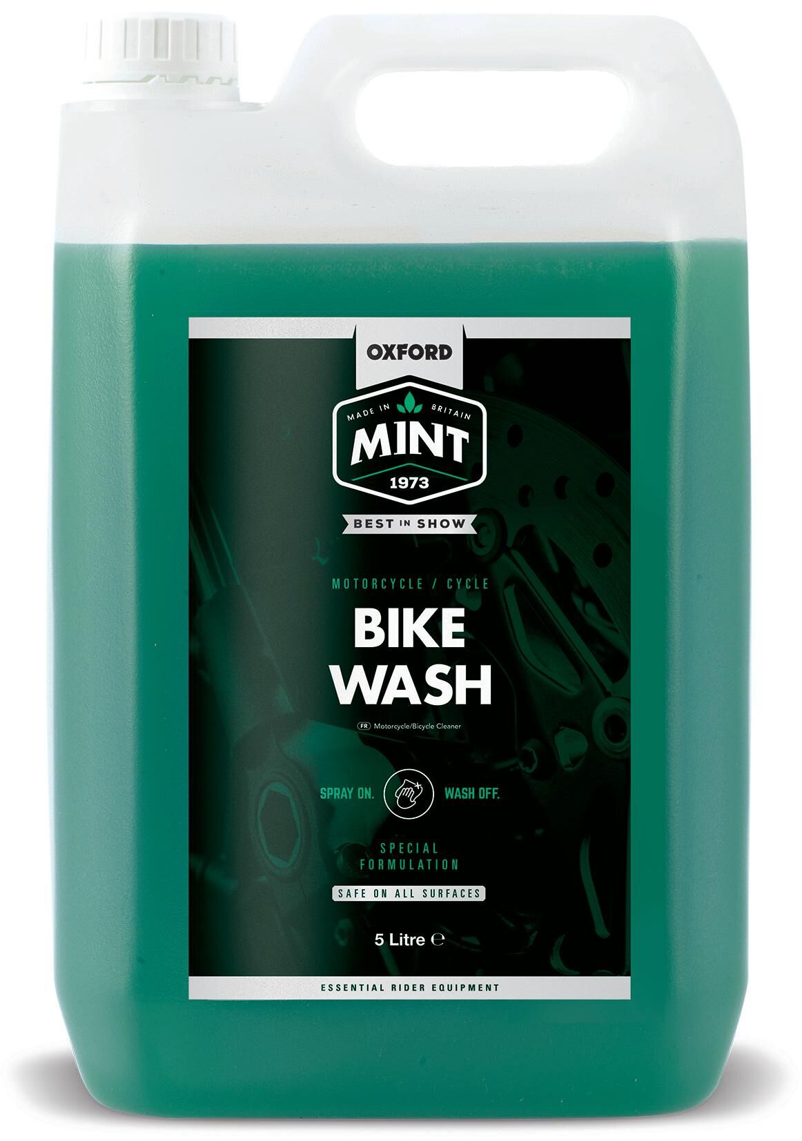 Mint motorfietsreiniger oxford bike wash motorcycle cleaner oxford 5l
