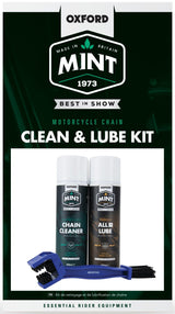 Mint oxford kettingonderhoudsset motorcycle chain lube kit chain care set oxford